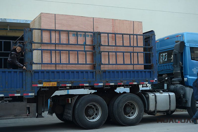 一臺HQ400GF自動化發電機組在3.16號順利配送山東省臨沂市