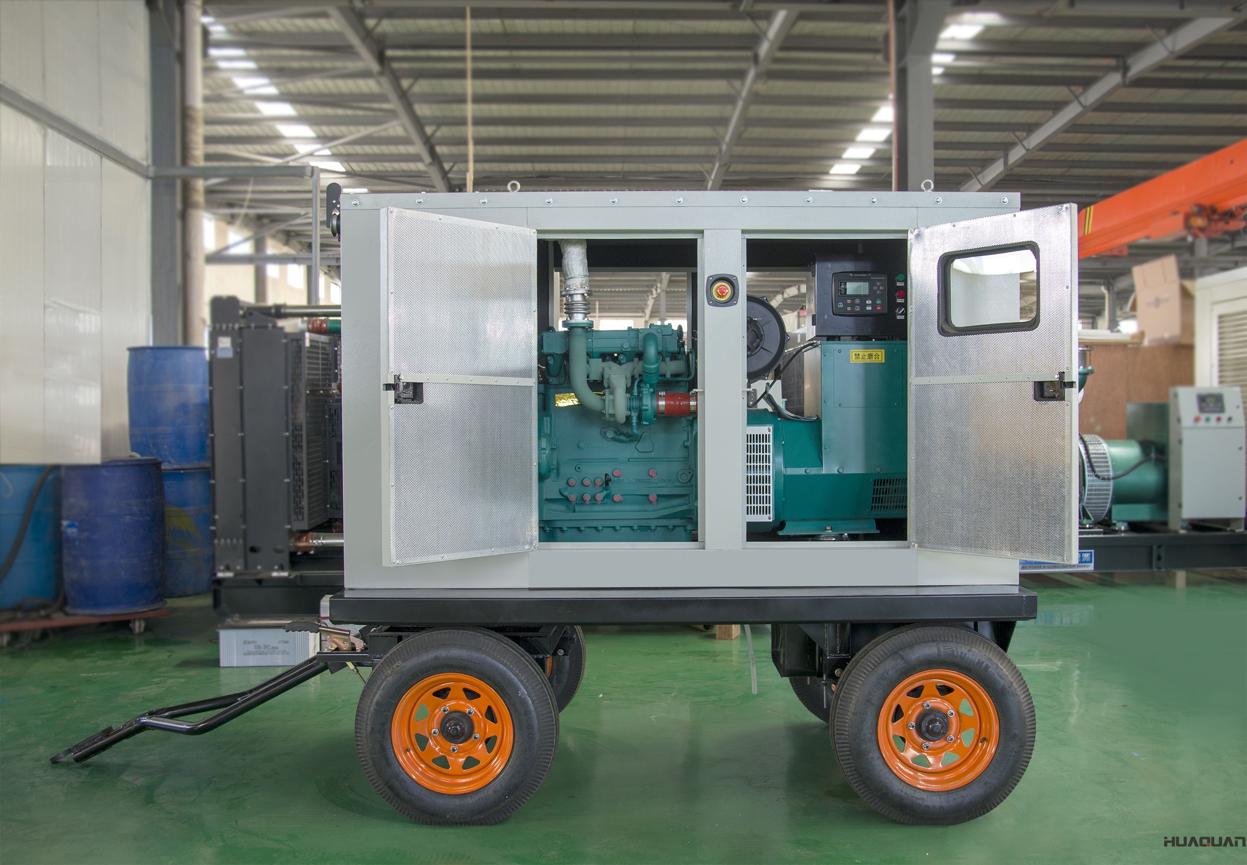 50kw靜音箱柴油發電機組