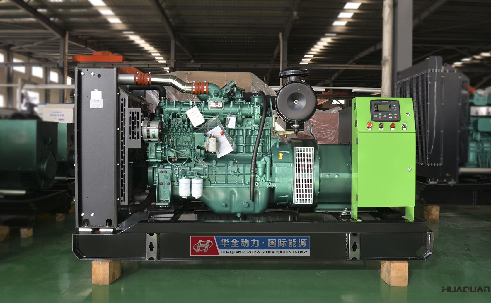 2018年4月2日華全動力140kw立柜四保護發(fā)電機組發(fā)往浙江