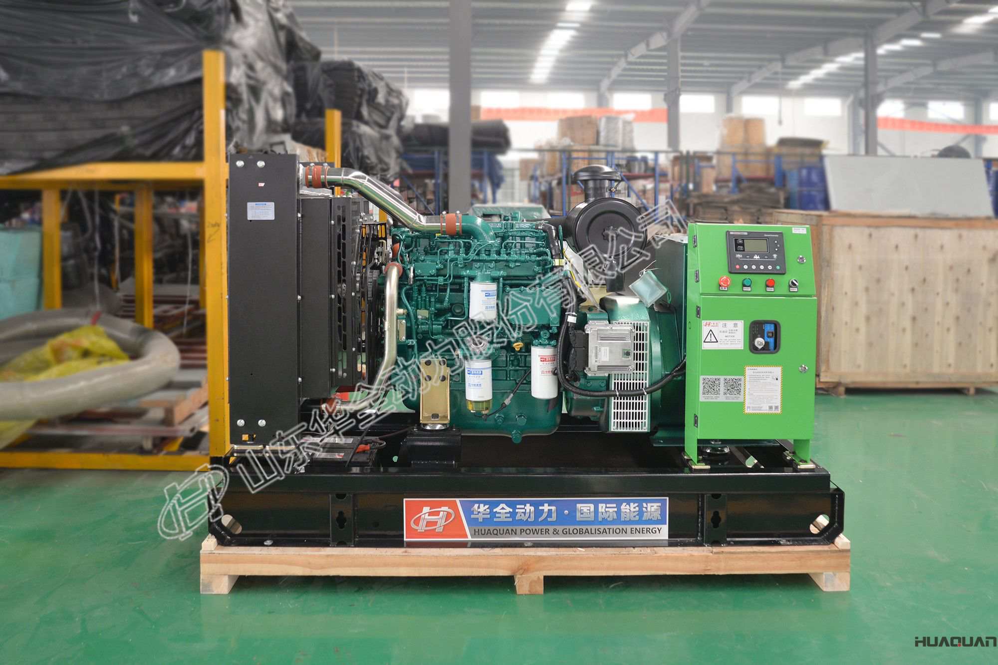 華全動力30kw標(biāo)配柴油水泵機(jī)組于3月21日成功發(fā)往山東省