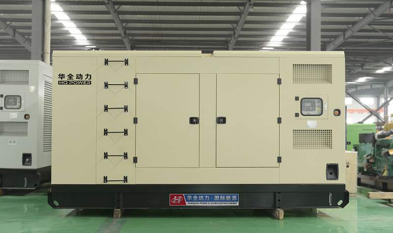 伴著4月9日的暖陽，華全動力一臺400kw靜音箱發電機組發往河南省