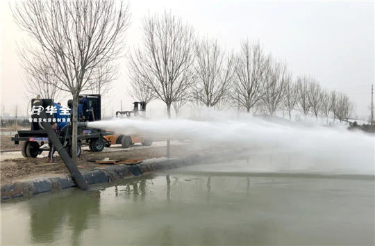 震撼來襲！華全400千瓦渣漿水泵機組現場測試現場