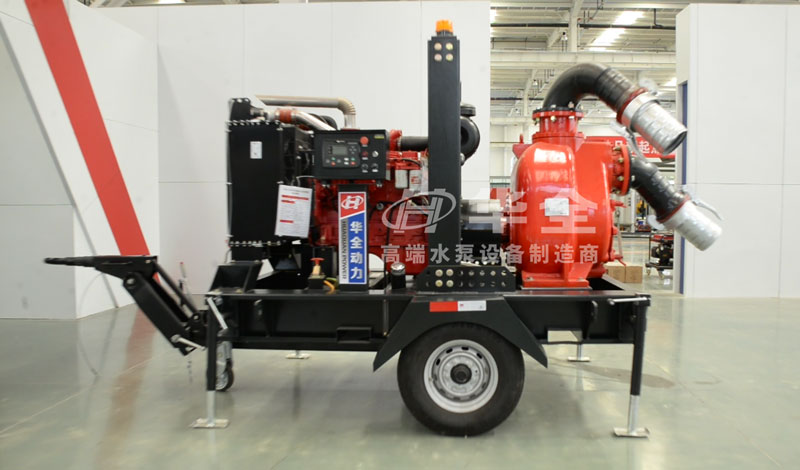 全力以赴打硬仗，防汛抗旱保秋收！華全防汛抗旱移動泵站緊急發(fā)貨